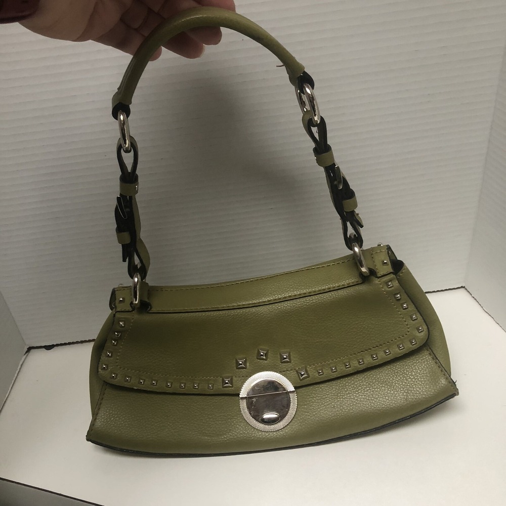 Vintage Olive Green Purse, Handbag